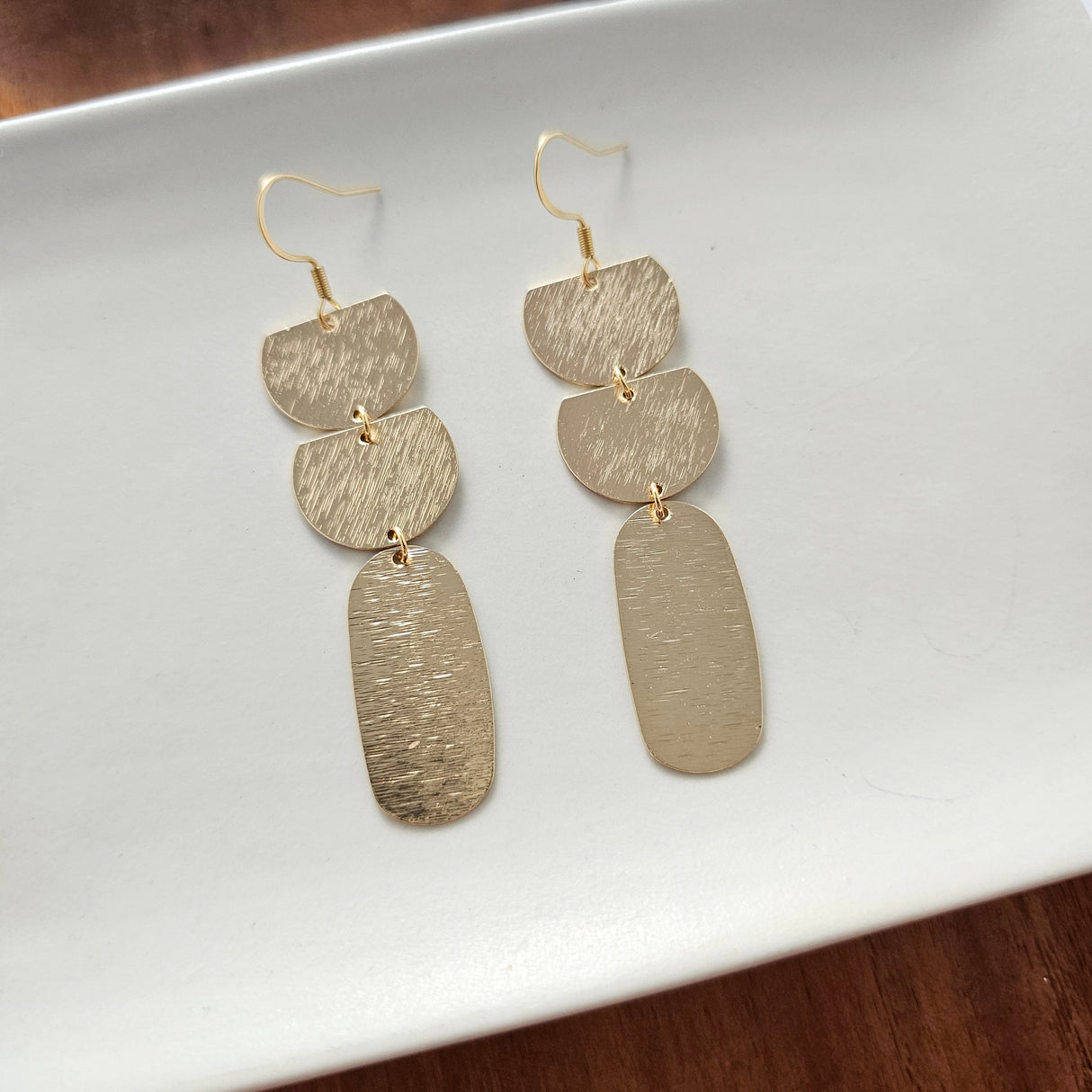 Elizabeth Earrings - Gold from Spiffy & Splendid