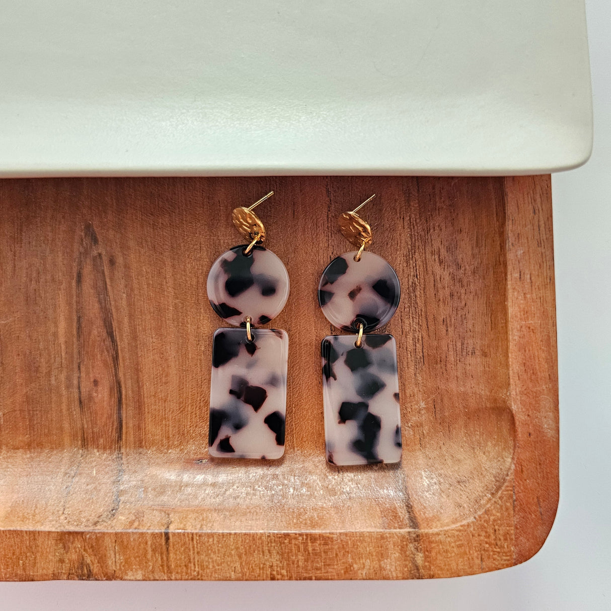 Nora Earrings - Blonde Tortoise from Spiffy & Splendid