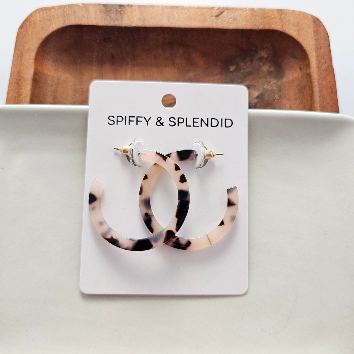 Camy Hoops - Blonde Tortoise from Spiffy & Splendid