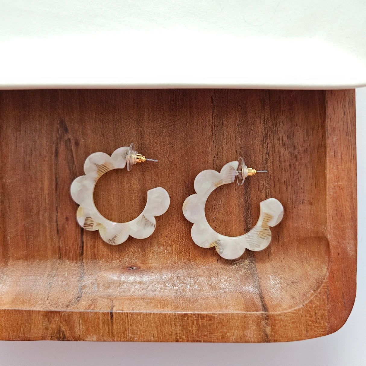 Flora Hoops - Cream from Spiffy & Splendid