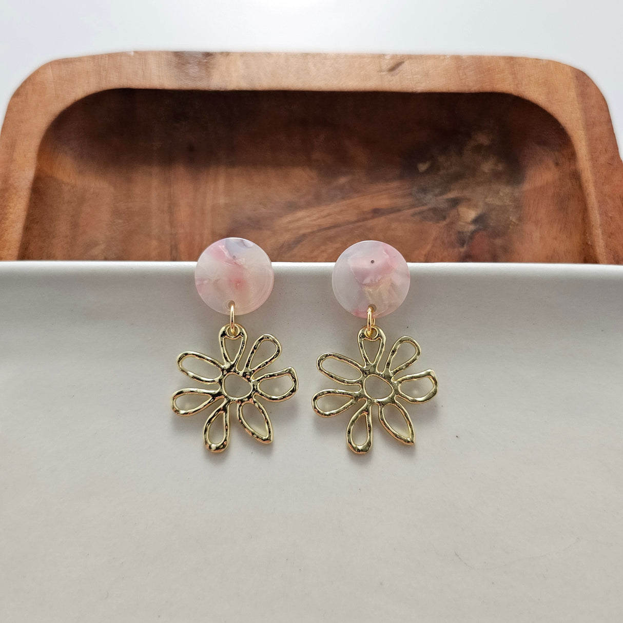 Lily Earrings - Iridescent Pastel from Spiffy & Splendid