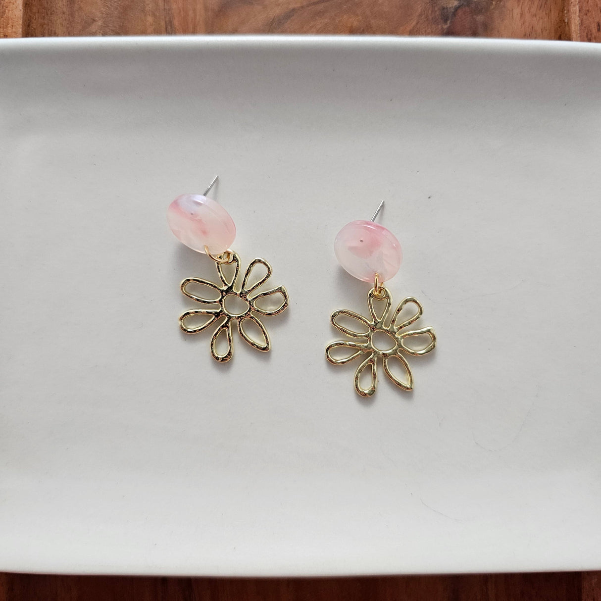 Lily Earrings - Iridescent Pastel from Spiffy & Splendid