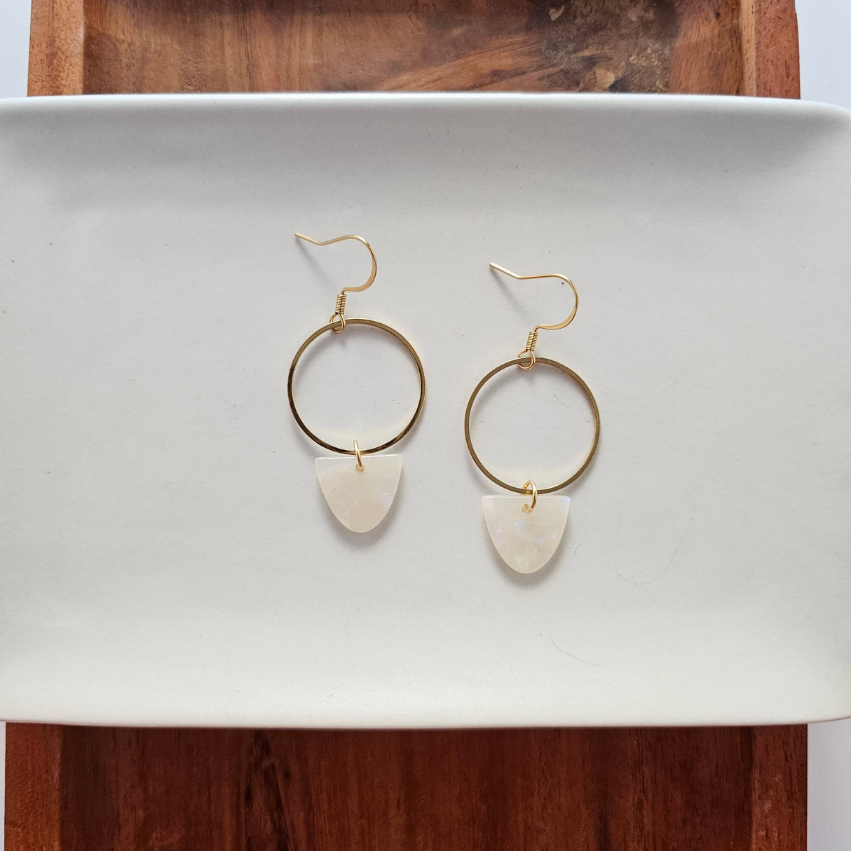Iris Earrings - Iridescent from Spiffy & Splendid