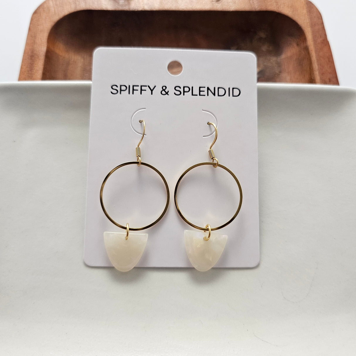 Iris Earrings - Iridescent from Spiffy & Splendid