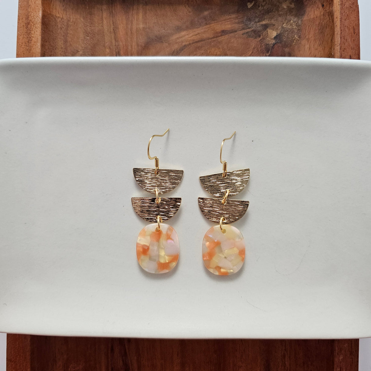 Elena Earrings - Orange Dream from Spiffy & Splendid