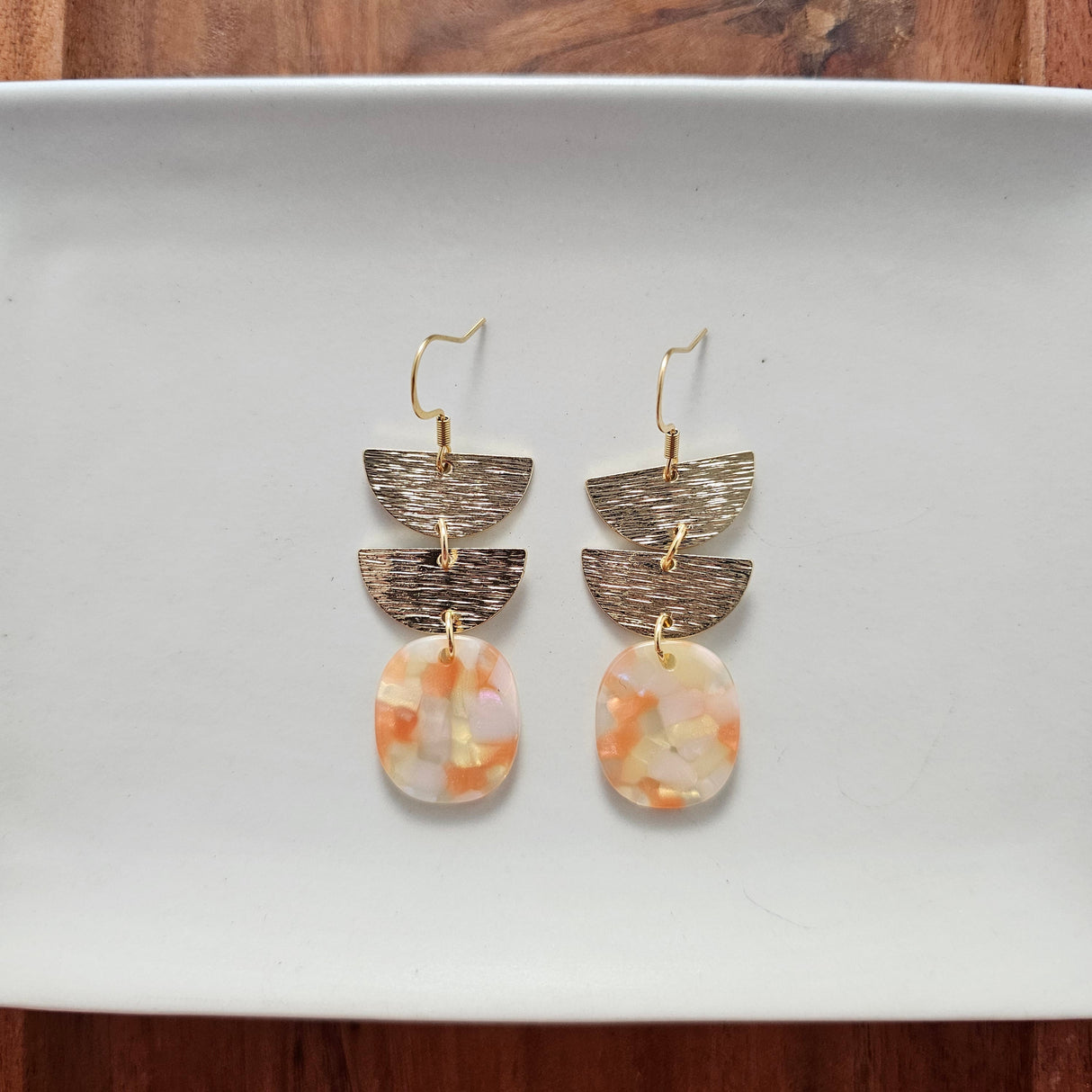 Elena Earrings - Orange Dream from Spiffy & Splendid