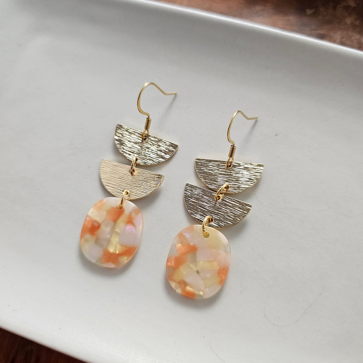 Elena Earrings - Orange Dream from Spiffy & Splendid