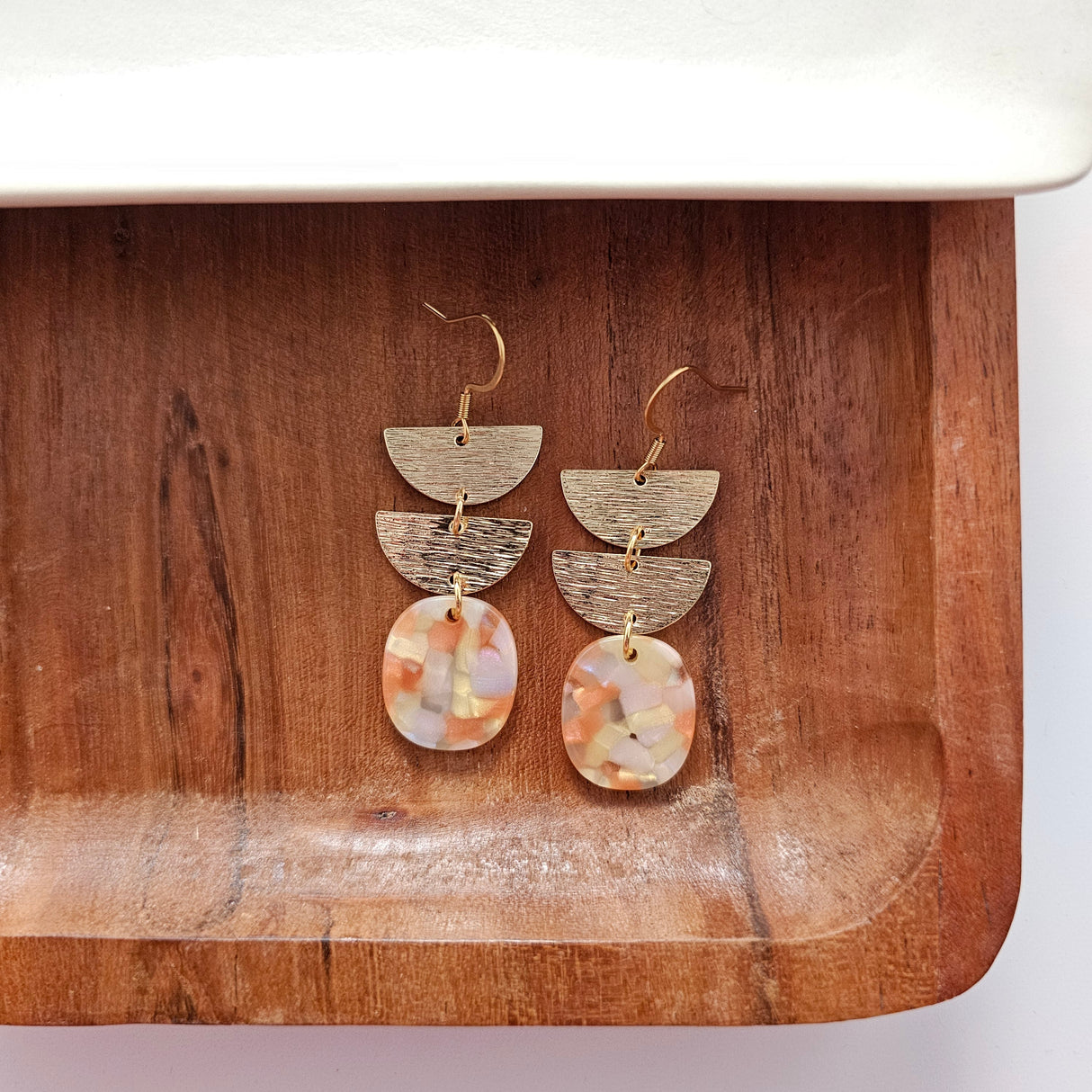 Elena Earrings - Orange Dream from Spiffy & Splendid