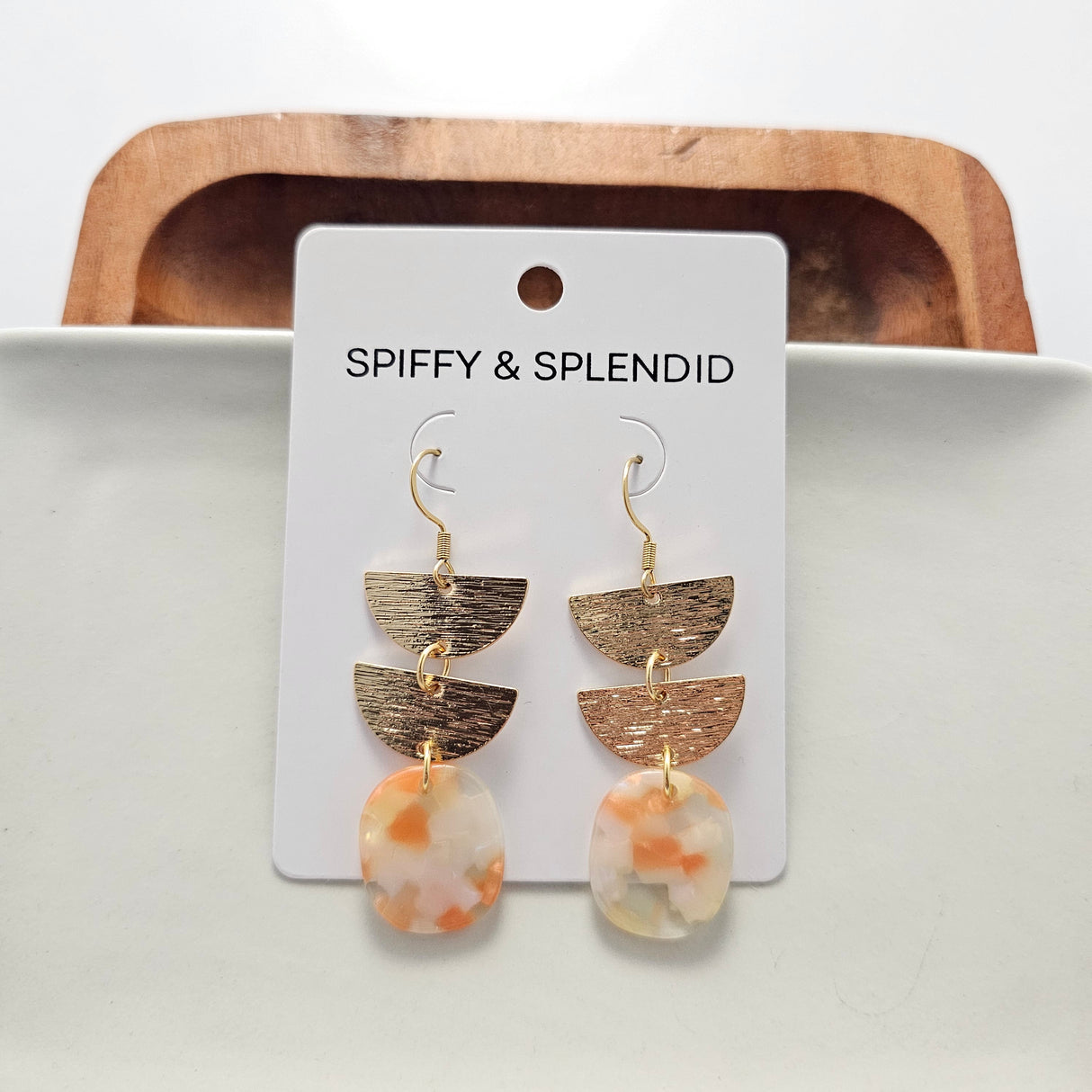 Elena Earrings - Orange Dream from Spiffy & Splendid