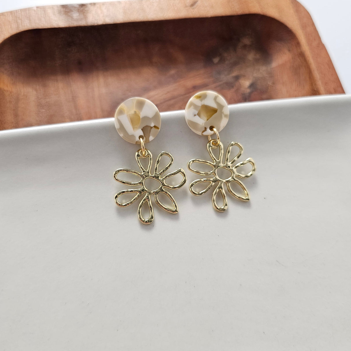 Lily Earrings - Daffodil from Spiffy & Splendid