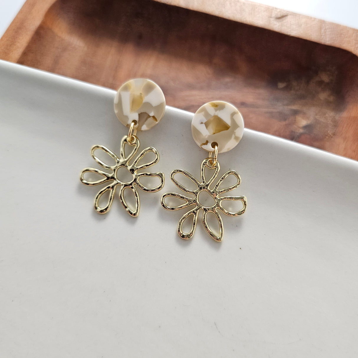 Lily Earrings - Daffodil from Spiffy & Splendid