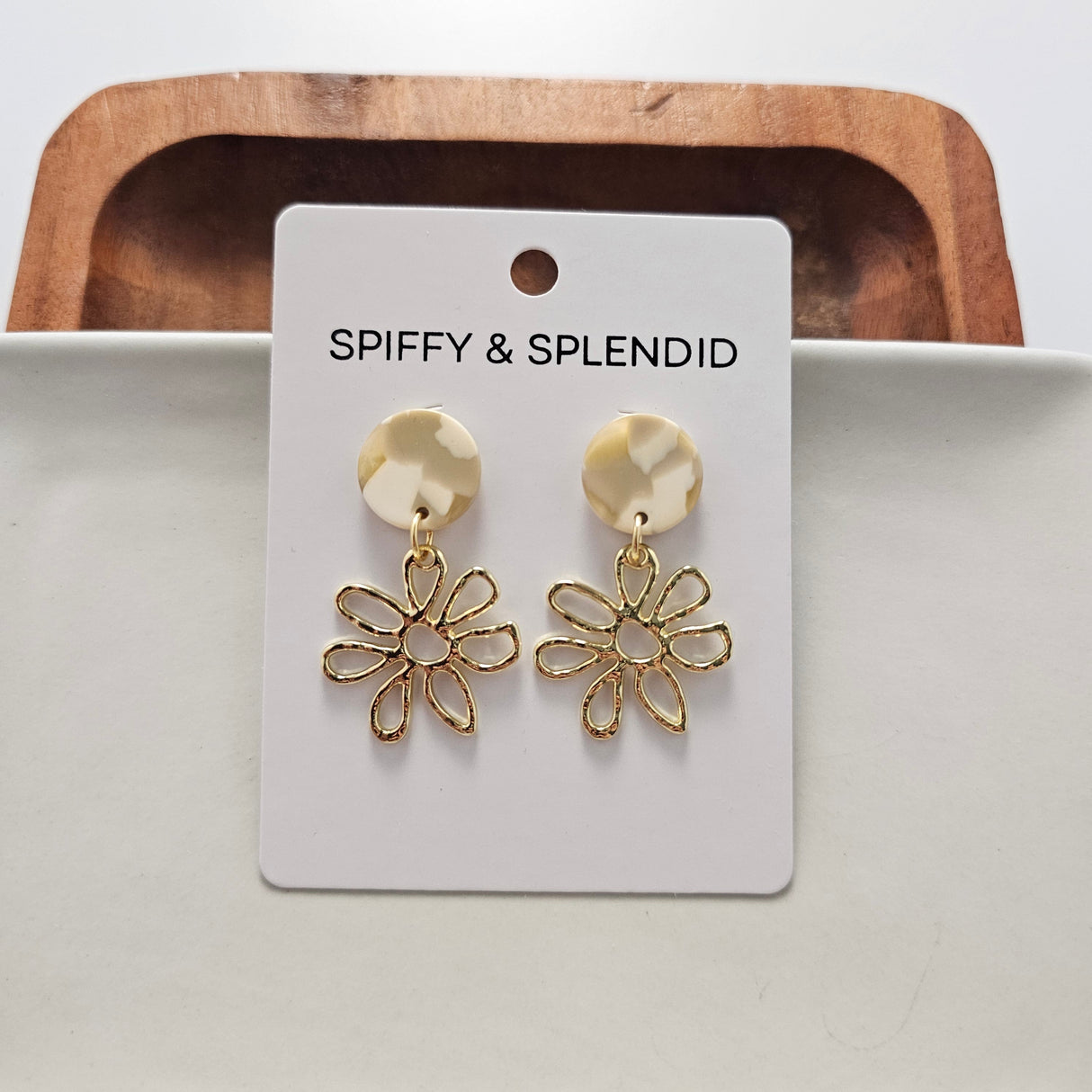 Lily Earrings - Daffodil from Spiffy & Splendid