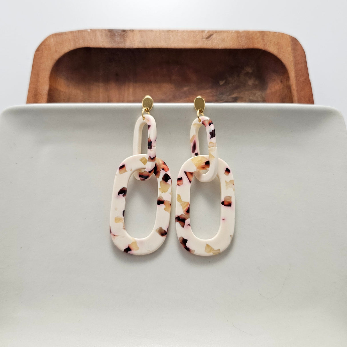 Chrissy Earrings - Terrazzo from Spiffy & Splendid