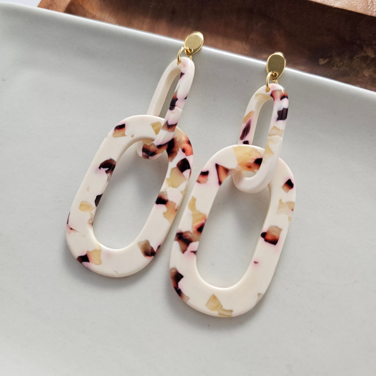 Chrissy Earrings - Terrazzo from Spiffy & Splendid