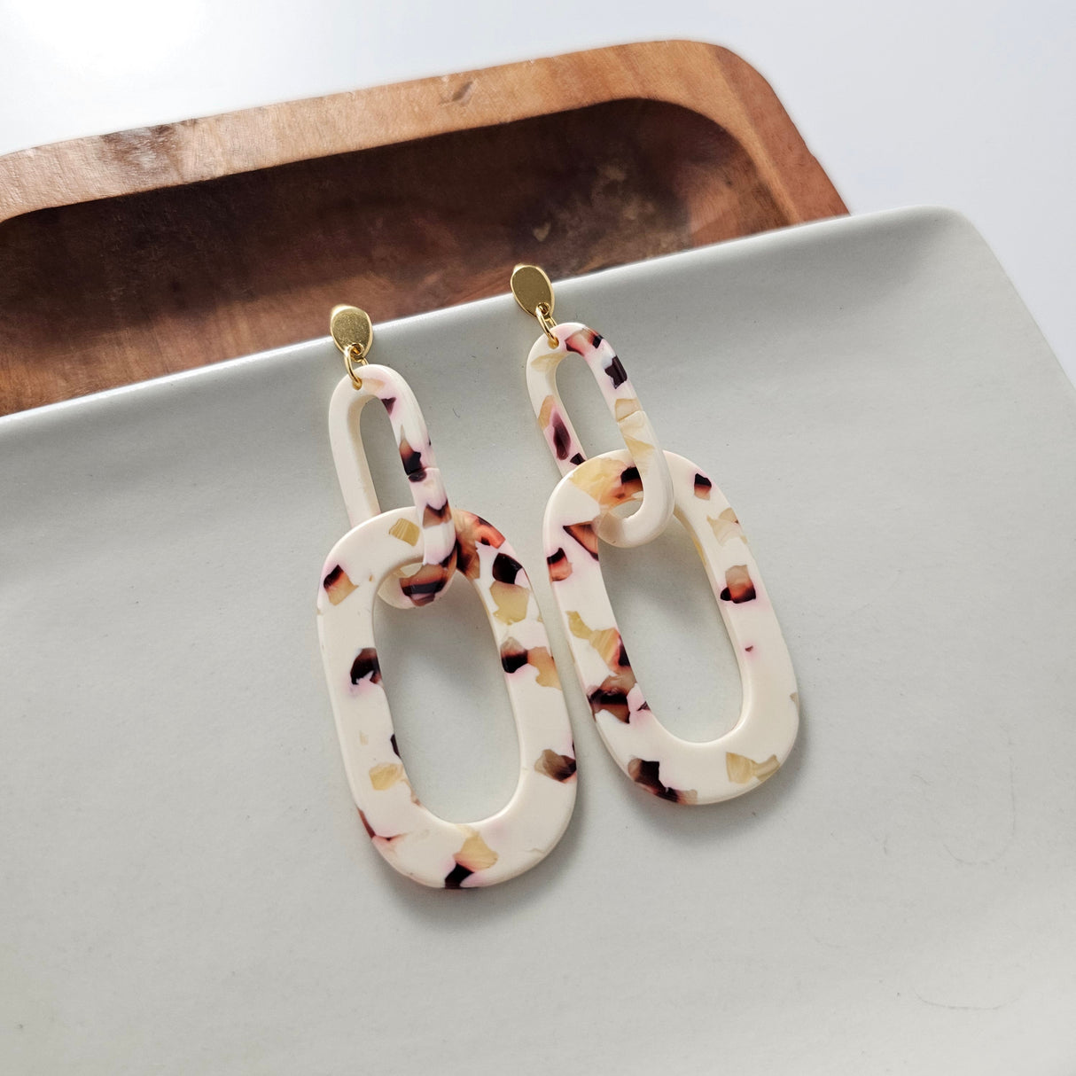 Chrissy Earrings - Terrazzo from Spiffy & Splendid