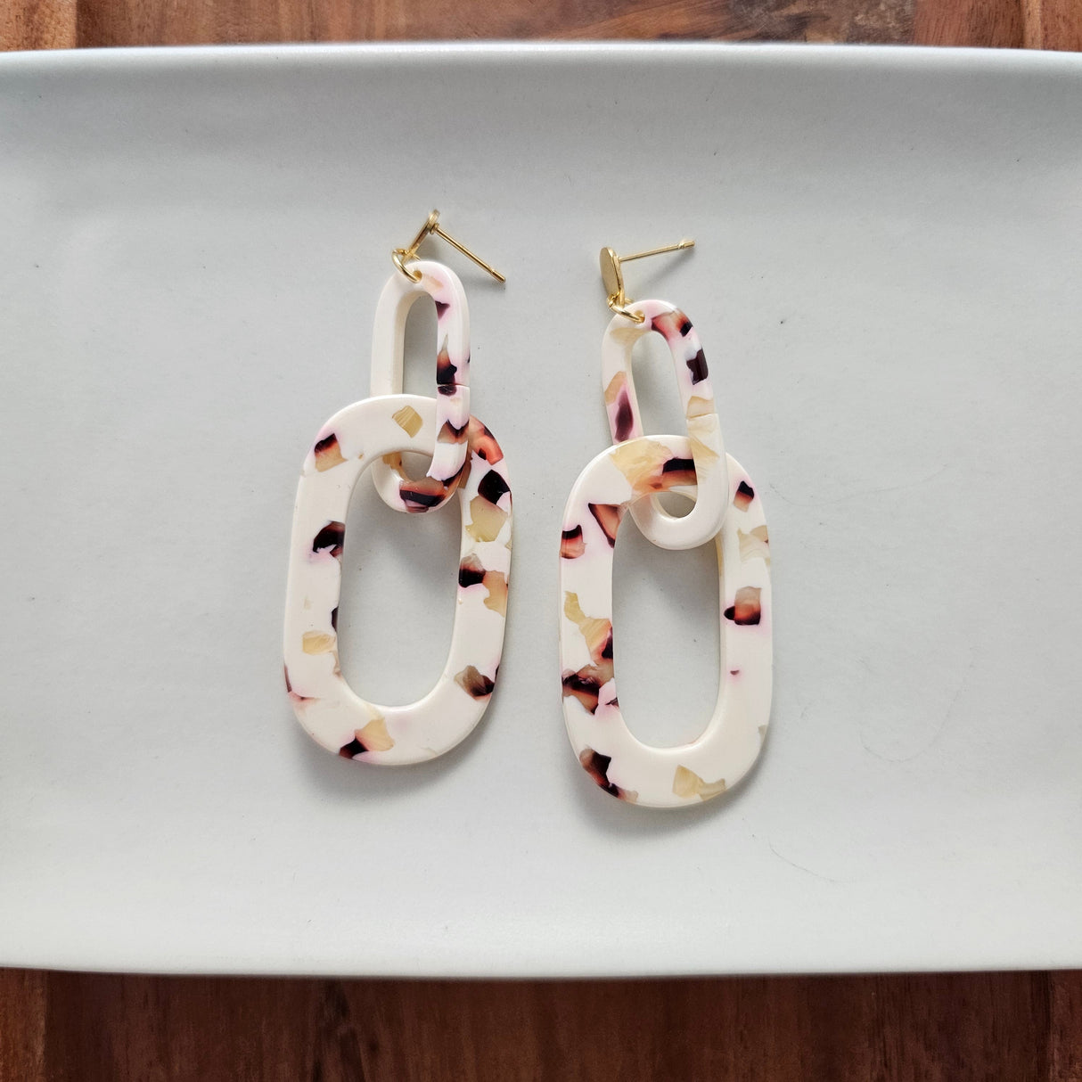 Chrissy Earrings - Terrazzo from Spiffy & Splendid