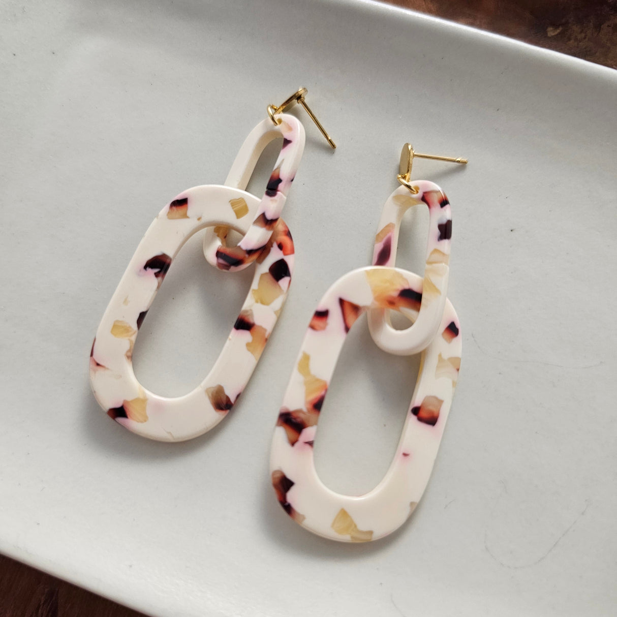 Chrissy Earrings - Terrazzo from Spiffy & Splendid