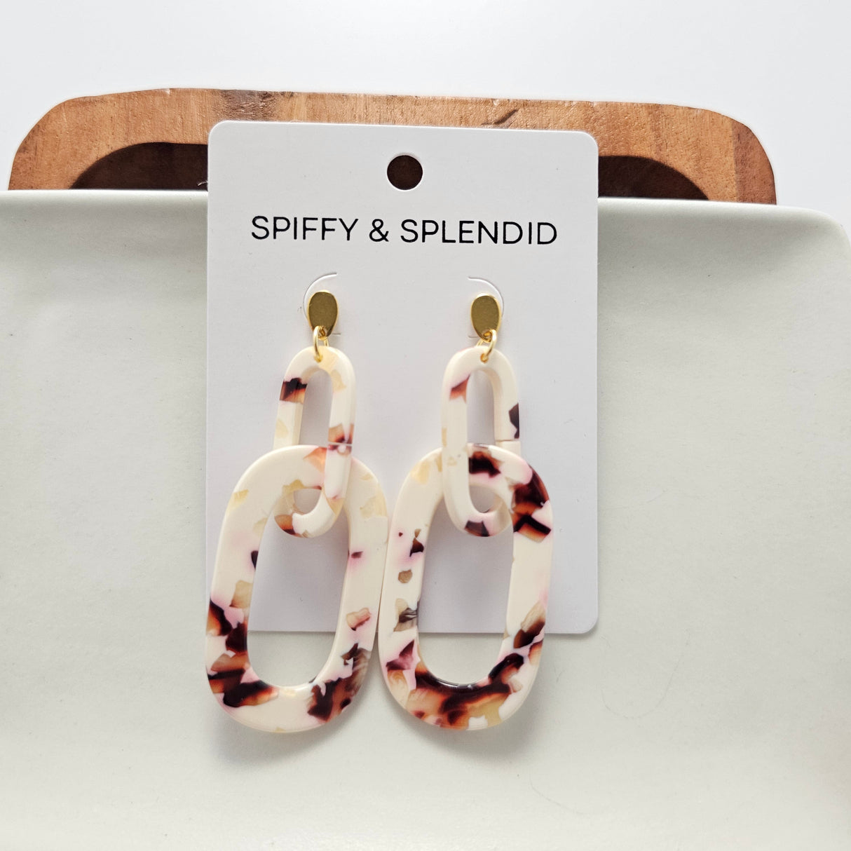 Chrissy Earrings - Terrazzo from Spiffy & Splendid