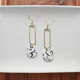 Mila Earrings - Marble from Spiffy & Splendid