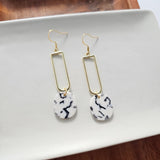 Mila Earrings - Marble from Spiffy & Splendid