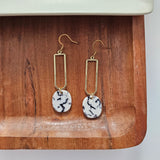 Mila Earrings - Marble from Spiffy & Splendid