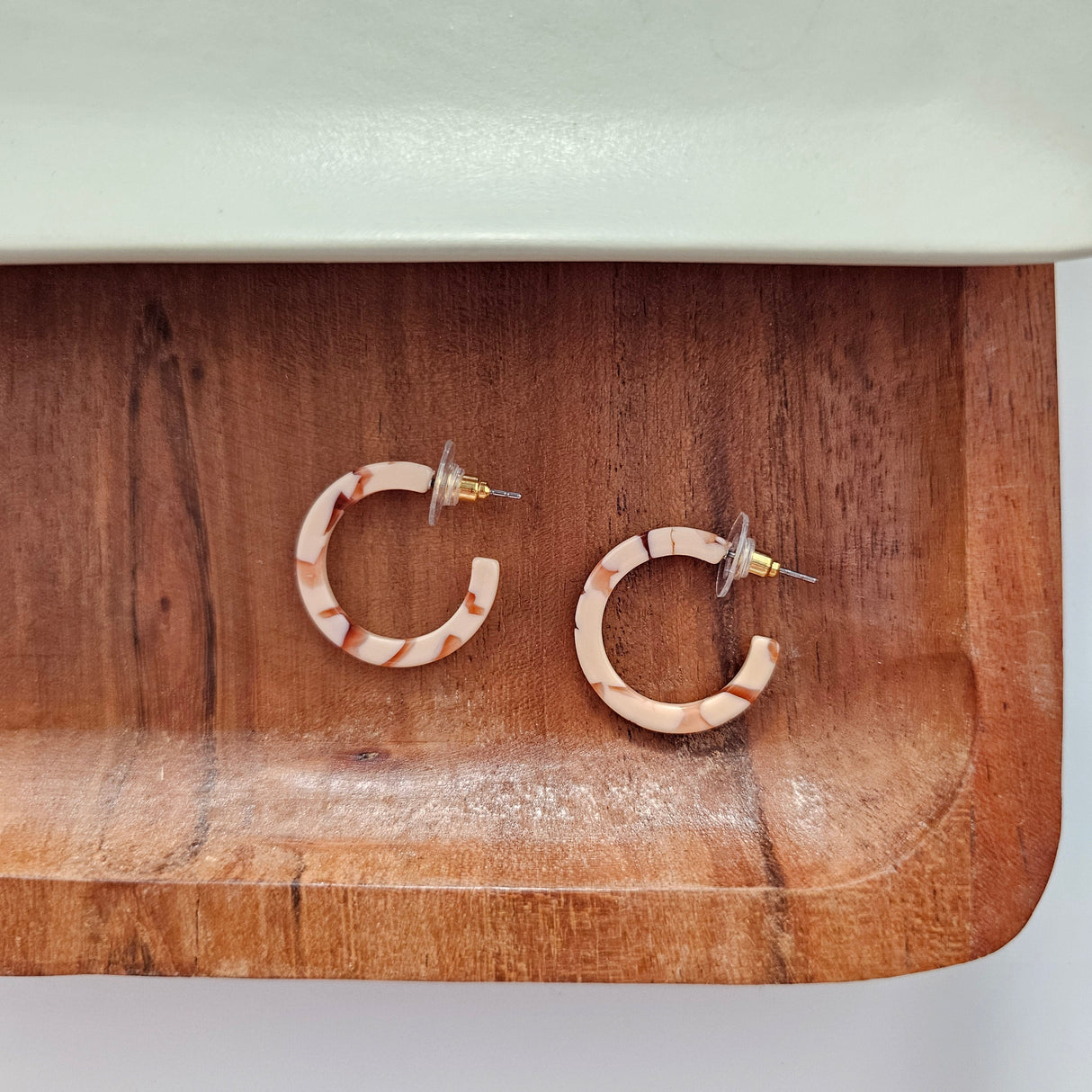 Cam Mini Hoops - Peach from Spiffy & Splendid