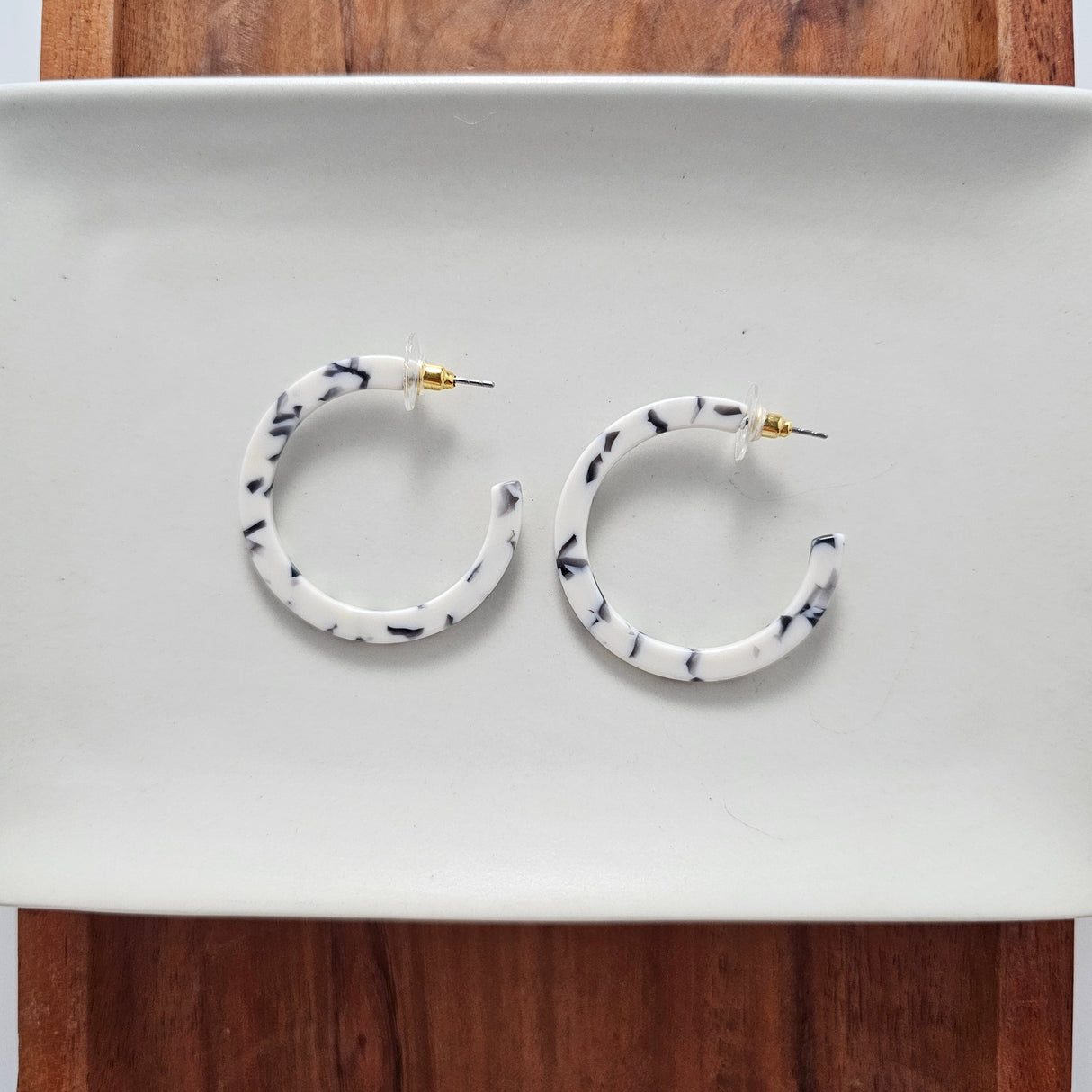 Camy Hoops - Marble from Spiffy & Splendid