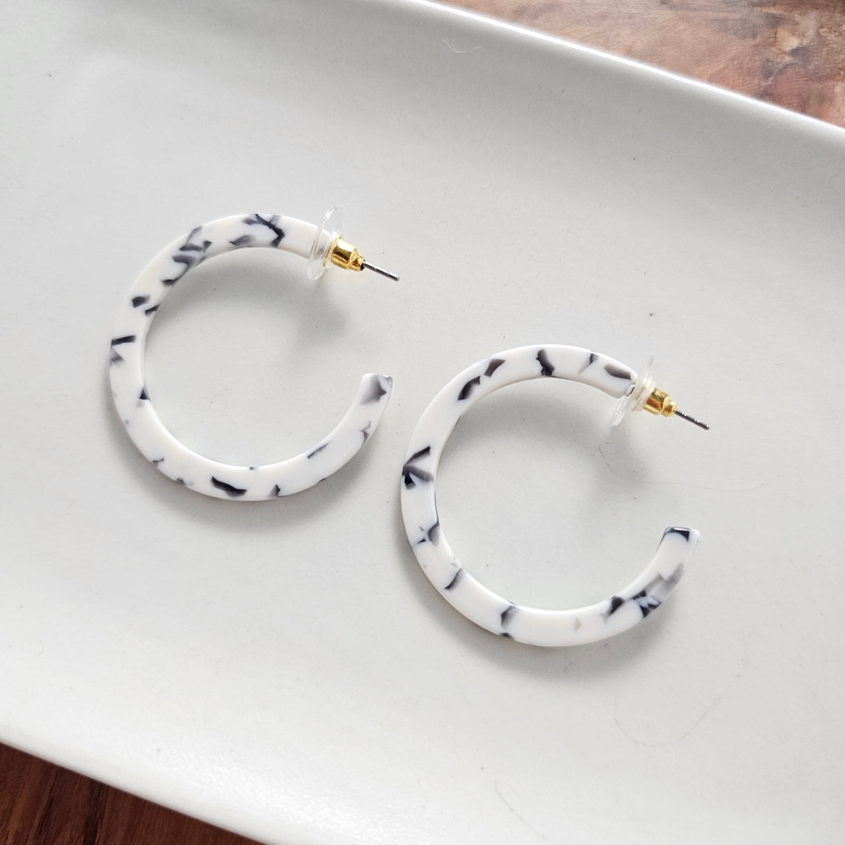 Camy Hoops - Marble from Spiffy & Splendid