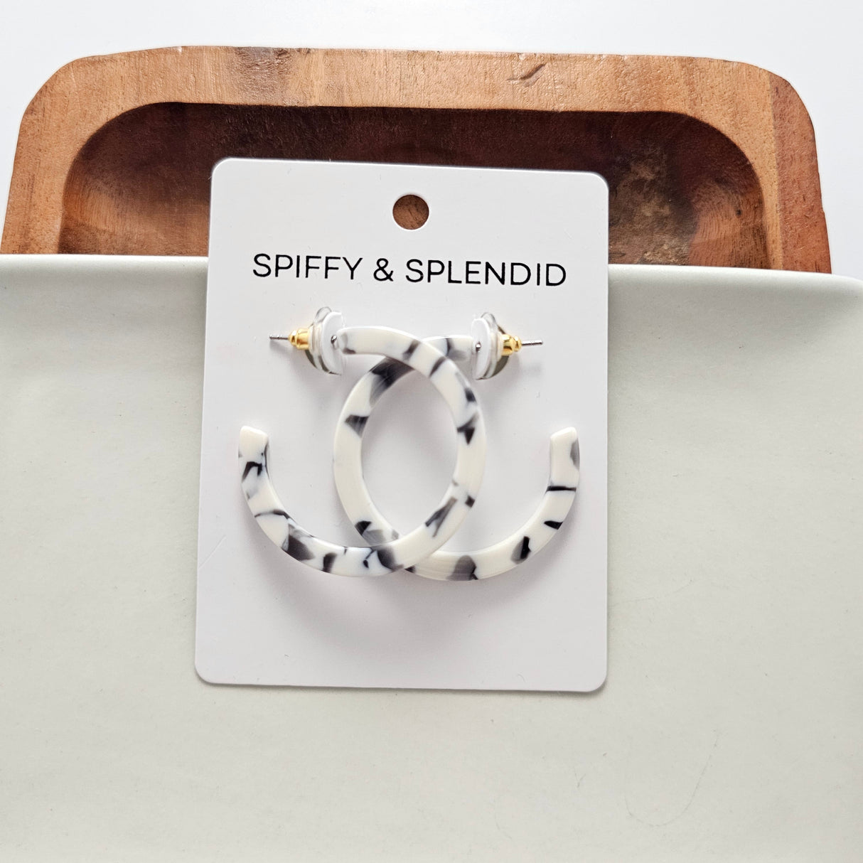 Camy Hoops - Marble from Spiffy & Splendid