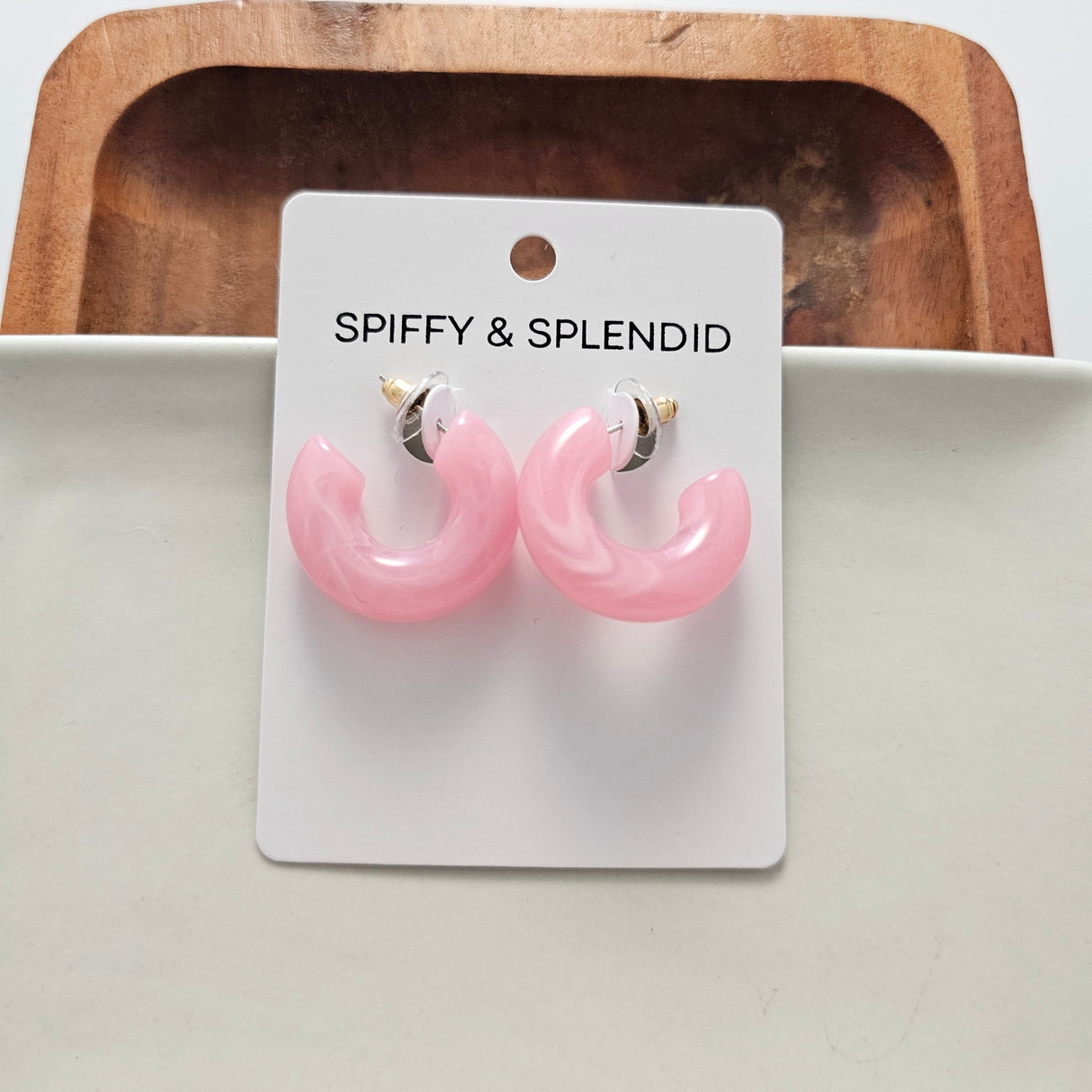 Chloe Hoops - Pink from Spiffy & Splendid