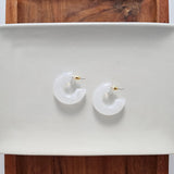 Chloe Hoops - White from Spiffy & Splendid