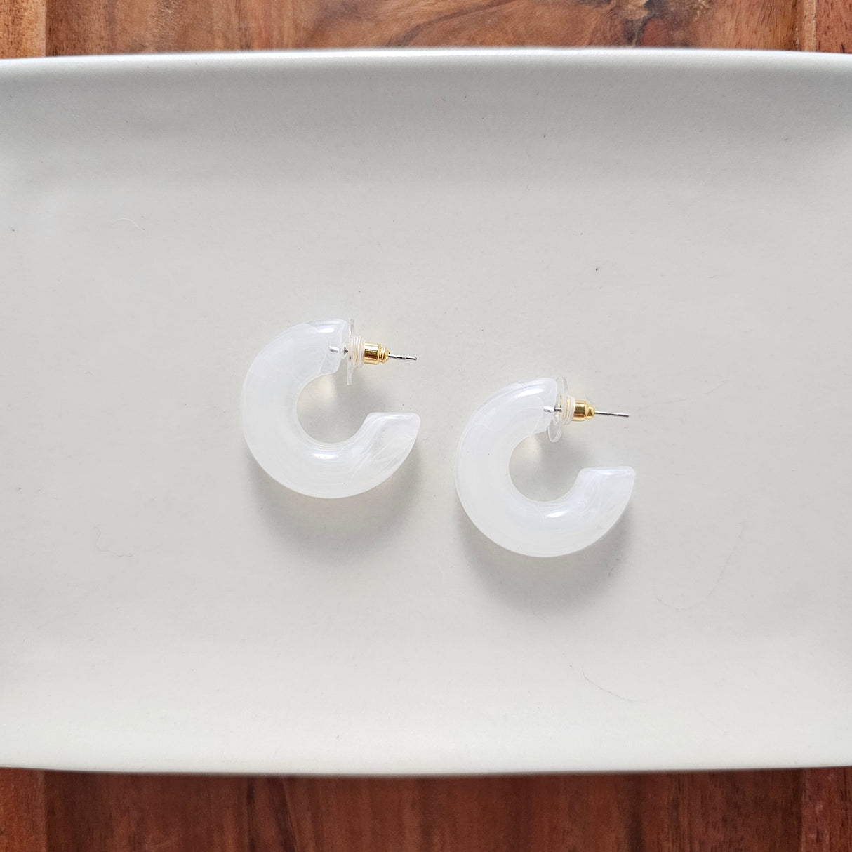 Chloe Hoops - White from Spiffy & Splendid