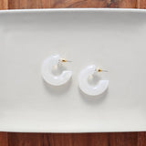 Chloe Hoops - White from Spiffy & Splendid
