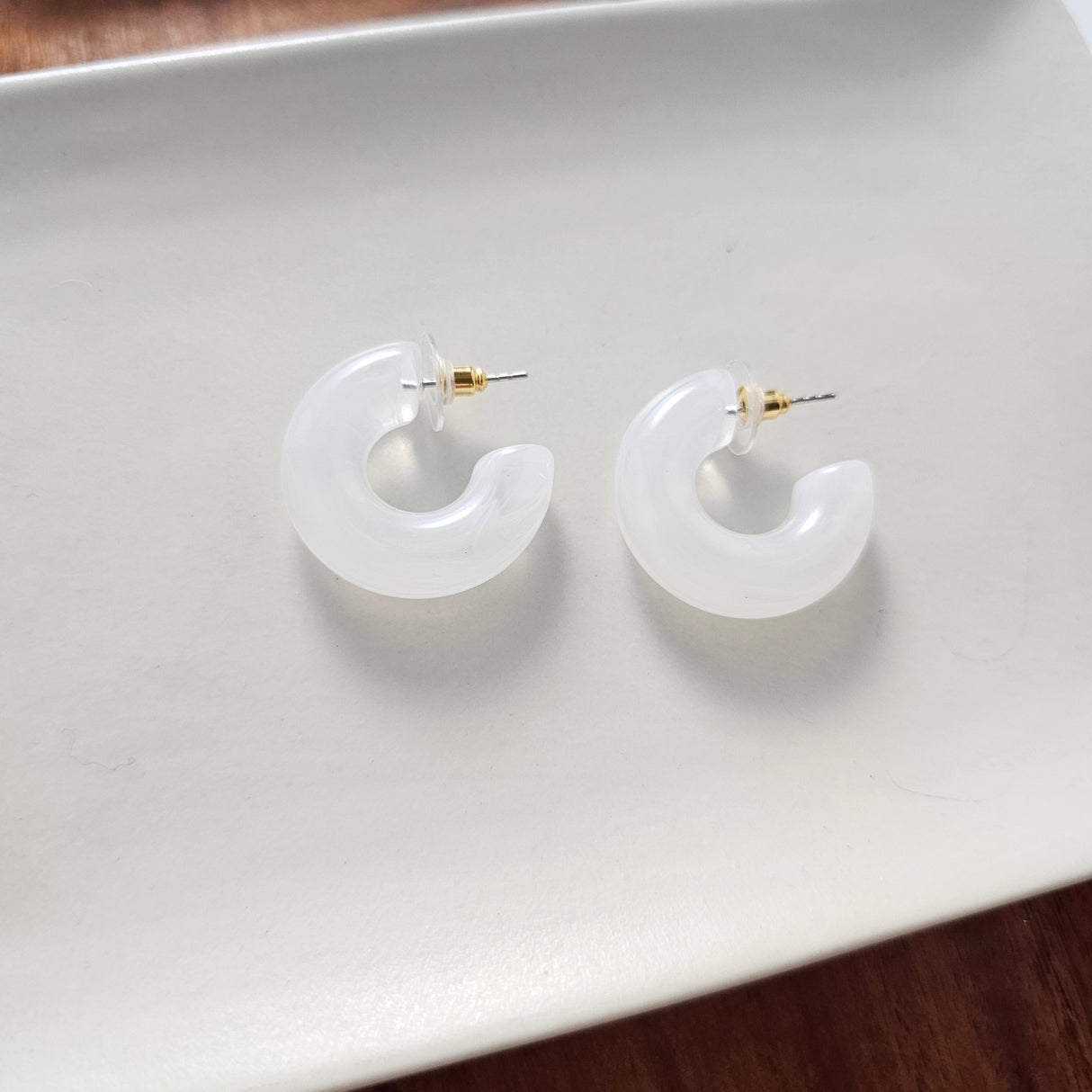 Chloe Hoops - White from Spiffy & Splendid