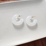 Chloe Hoops - White from Spiffy & Splendid