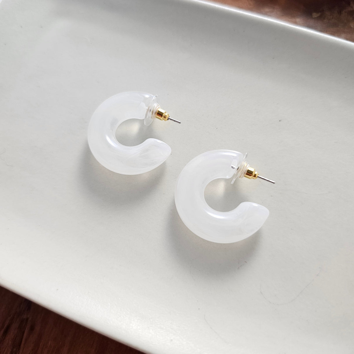 Chloe Hoops - White from Spiffy & Splendid
