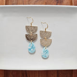 Aria Earrings - Aquamarine from Spiffy & Splendid