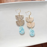 Aria Earrings - Aquamarine from Spiffy & Splendid
