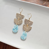 Aria Earrings - Aquamarine from Spiffy & Splendid
