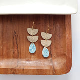 Aria Earrings - Aquamarine from Spiffy & Splendid