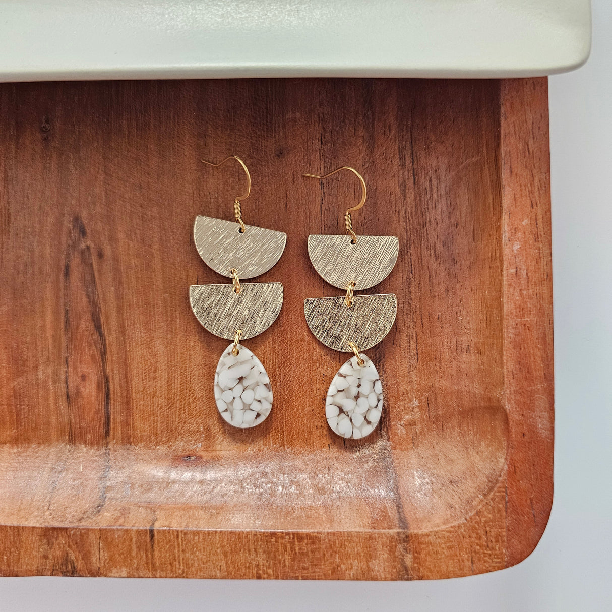 Aria Earrings - Pebble from Spiffy & Splendid