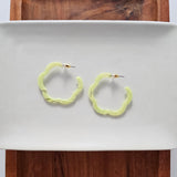 Posey Hoops - Lime Green from Spiffy & Splendid