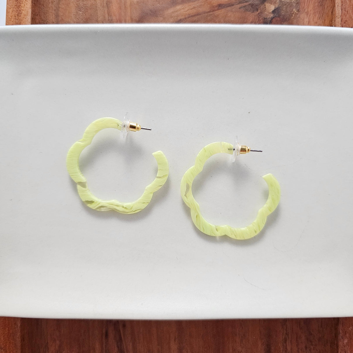 Posey Hoops - Lime Green from Spiffy & Splendid