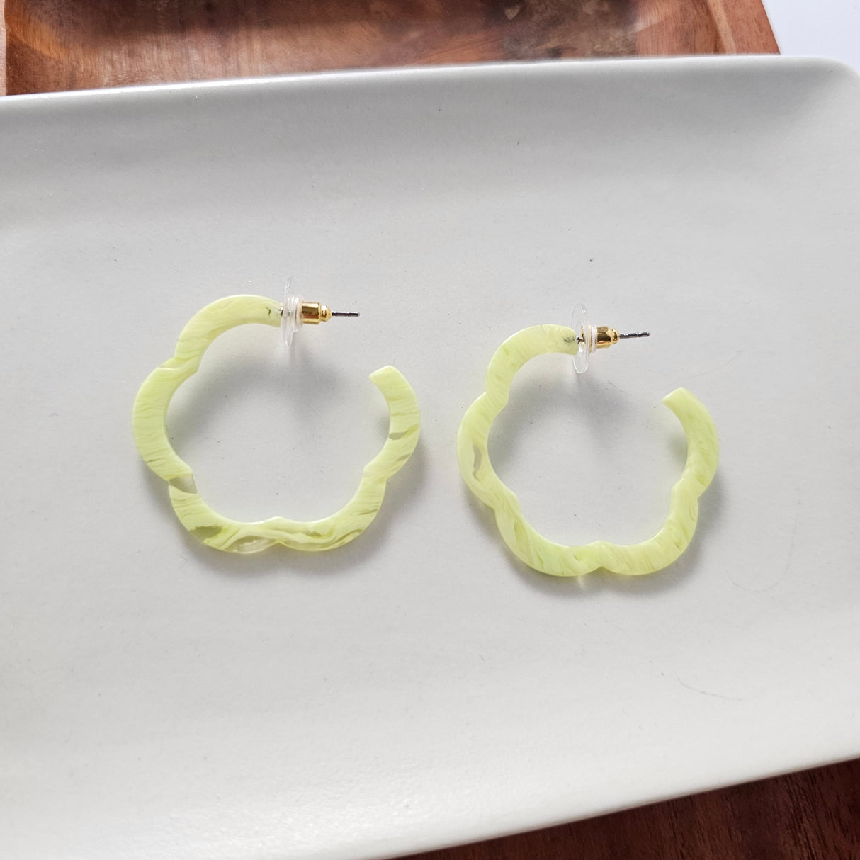 Posey Hoops - Lime Green from Spiffy & Splendid