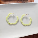Posey Hoops - Lime Green from Spiffy & Splendid