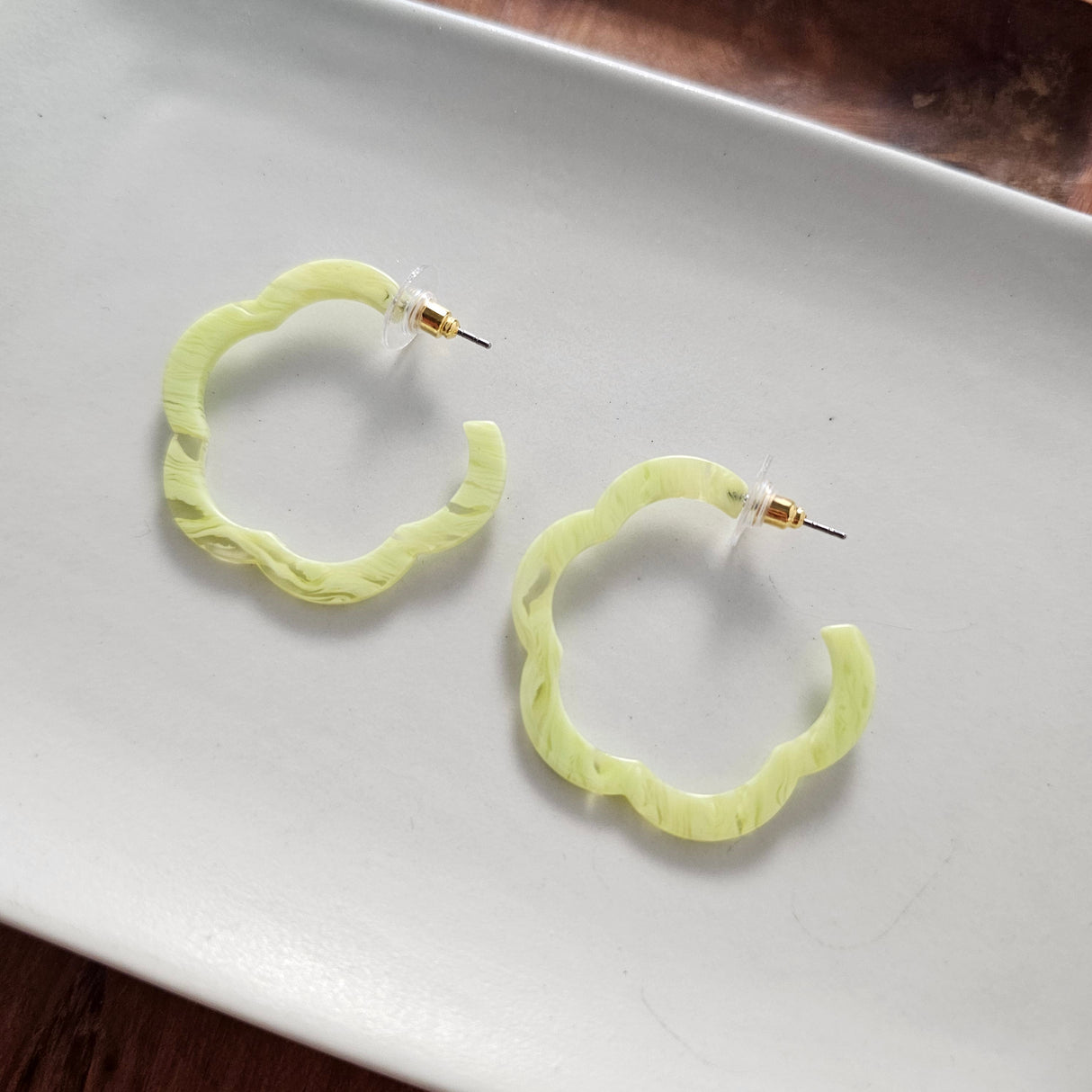 Posey Hoops - Lime Green from Spiffy & Splendid