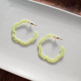 Posey Hoops - Lime Green from Spiffy & Splendid
