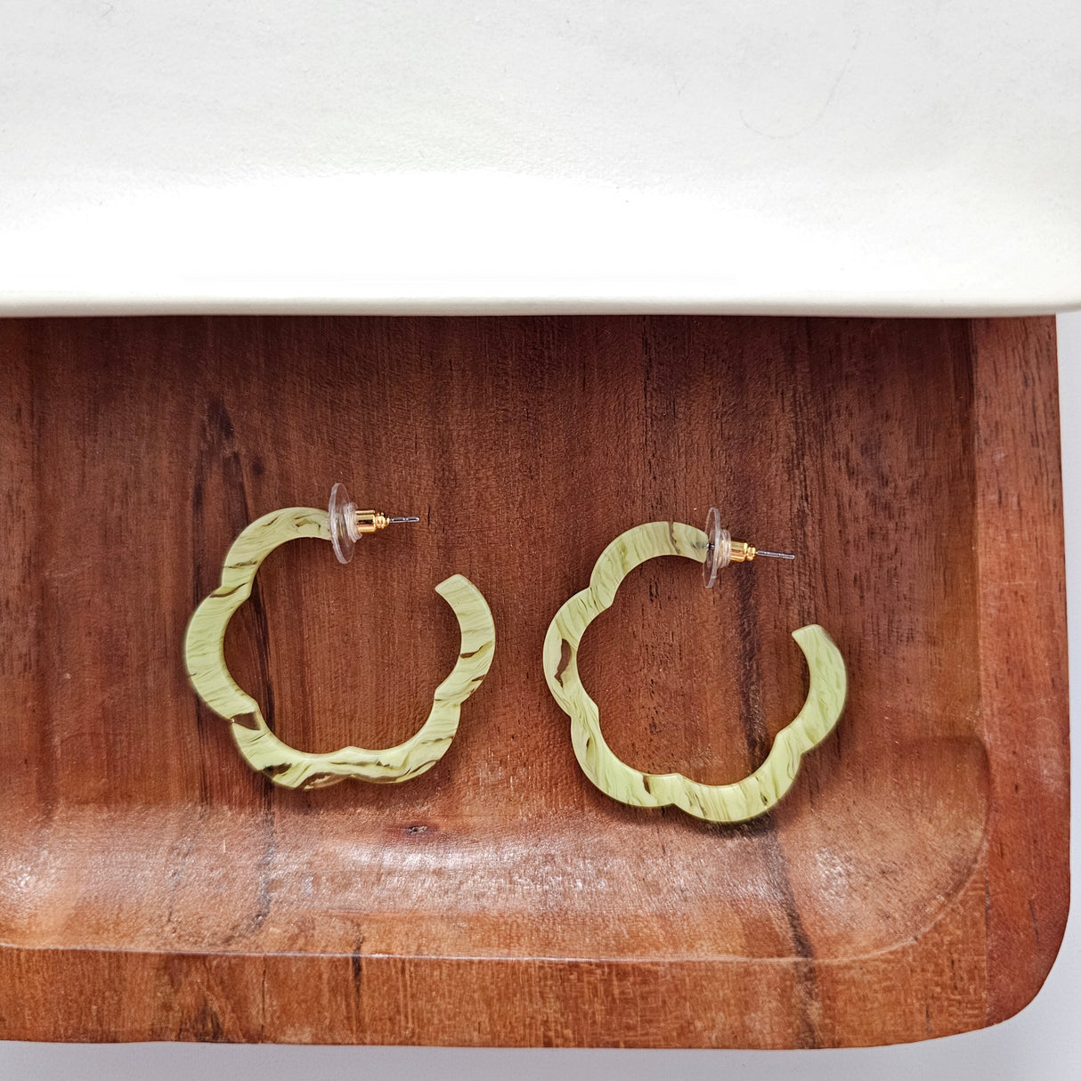 Posey Hoops - Lime Green from Spiffy & Splendid