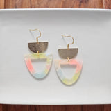 Irene Earrings - Iridescent Neon from Spiffy & Splendid