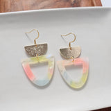 Irene Earrings - Iridescent Neon from Spiffy & Splendid
